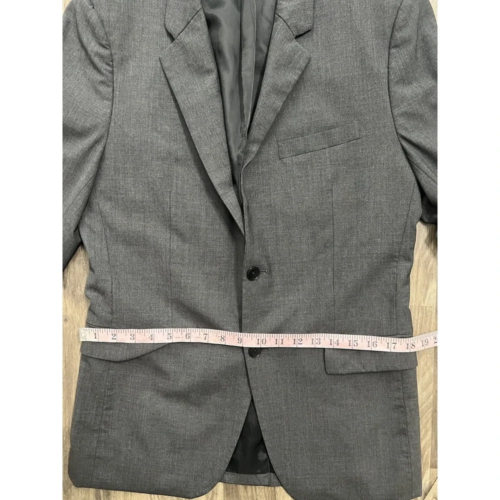 Theory‎ Blazer Mens 40 Sports Coat Grey Wool Regular Classic Jacket